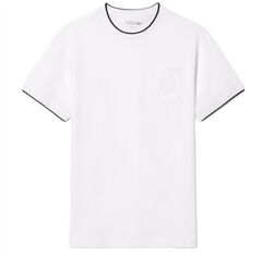 Теннисная футболка Lacoste Ultra Dry Heritage Badge - navy blue