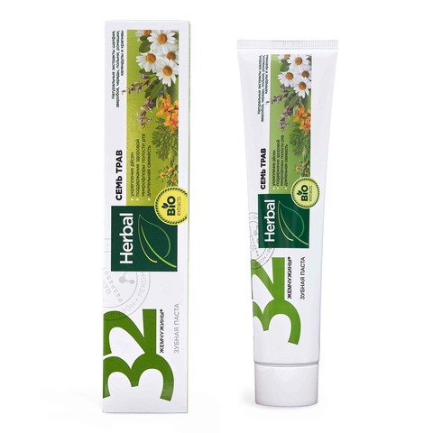 Modum ЗУБ.ПАСТЫ 32 ЖЕМЧУЖИНЫ HERBAL Семь трав 150г (А701-328)
