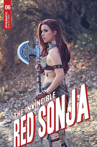 Invincible Red Sonja #6 (Cosplay Cover)