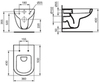 Чаша унитаза подвесного Ideal Standard Tempo T331101