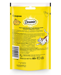 Dreamies лакомство для кошек с сыром 60 г
