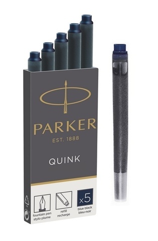 Картридж с чернилами Parker Quink Z11, Blue-Black (1950385)