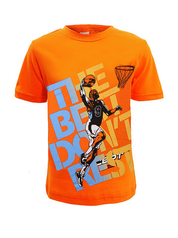 D003-4 футболка для мальчиков, оранжевая