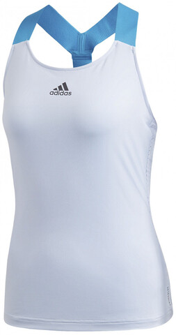 Топ теннисный Adidas Y-Tank Primeblue Tank Top Women - easy blue