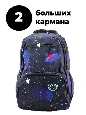 Картинка рюкзак школьный Baodun 2013 Dark Blue space - 4