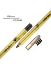 FFleur карандаш ES 7616 тон 117 СЕРЫЙ для бровей с расчёской