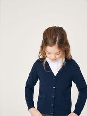 Кардиган школьный для девочки Next 631-961, Темно-синий