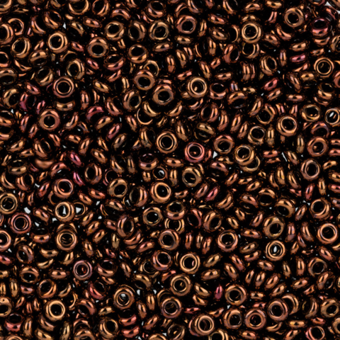Бисер TOHO, Demi Round, цвет бронзовый меланж (0501), размер 11 (2.2мм),  5 г