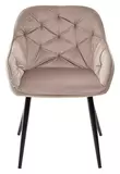 фото 6 Стул BREEZE BLUVEL-40 BEIGE/ черный каркас, велюр М-City на profcook.ru
