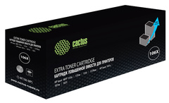 Лазерный картридж Cactus CS-W1106-MPS (HP 106A) черный увеличенной емкости для HP Laser 107a, 107r, 107w, 135a MFP, 135r MFP, 135w MFP, 137fnw (3'000 стр.)