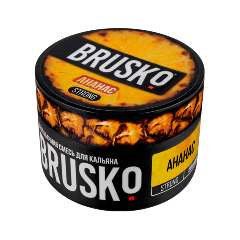 Бестабачная смесь для кальяна BRUSKO 50г STRONG - Ананас
