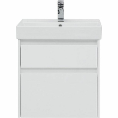 Aquanet 245240 Тумба с раковиной Nova Lite 60 2 ящ. цв. бел. глянец (245240) фото