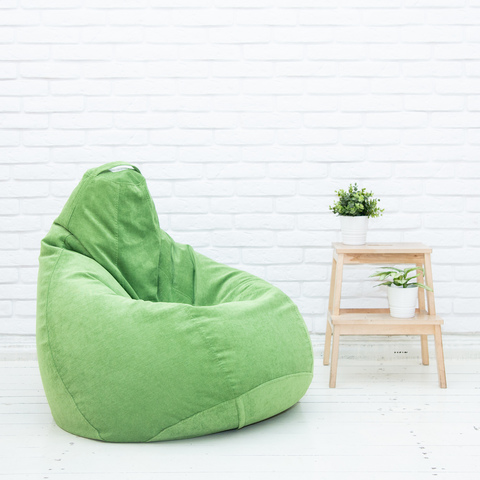 Груша M микровельвет (зелёная)