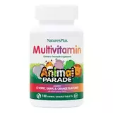 Мультивитамины для детей со вкусом вишни, винограда и апельсина, Multivitamin Children’s Chewables - Assorted, NaturesPlus, 180 таблеток в форме животных 1
