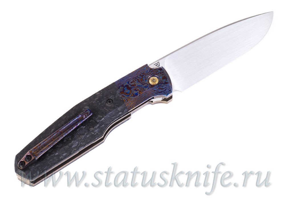 Сет 5 ножей CKF/Philippe Jourget FIF20 (M390, Ti , CF, ZircuTi, Больстер)