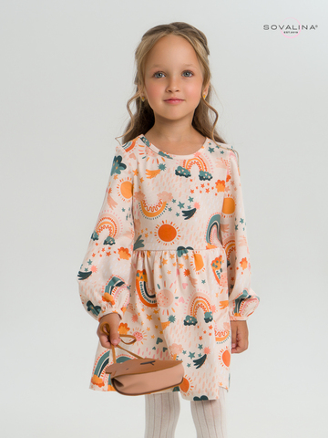 Платье Моана радуга бохо