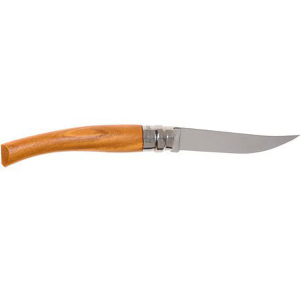 Нож филейный Opinel №8, рукоять оливковое дерево