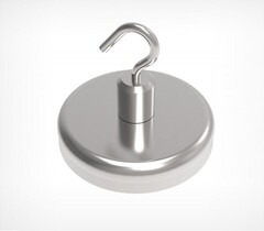 Магнит с крючком для подвешивания  d=45 мм Magnet hook (Инел-Дисплей)