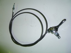 Тросик газа с рукояткой управления оборотами двигателя виброрейки (L=1500/1480 мм) (THROTLE WIRE &THROTLE LEWER FOR HONDA,М124100012,124100013)