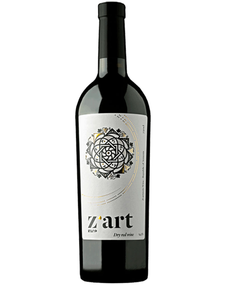Вино З’арт Красное сухое 14,5%, 0,75л.