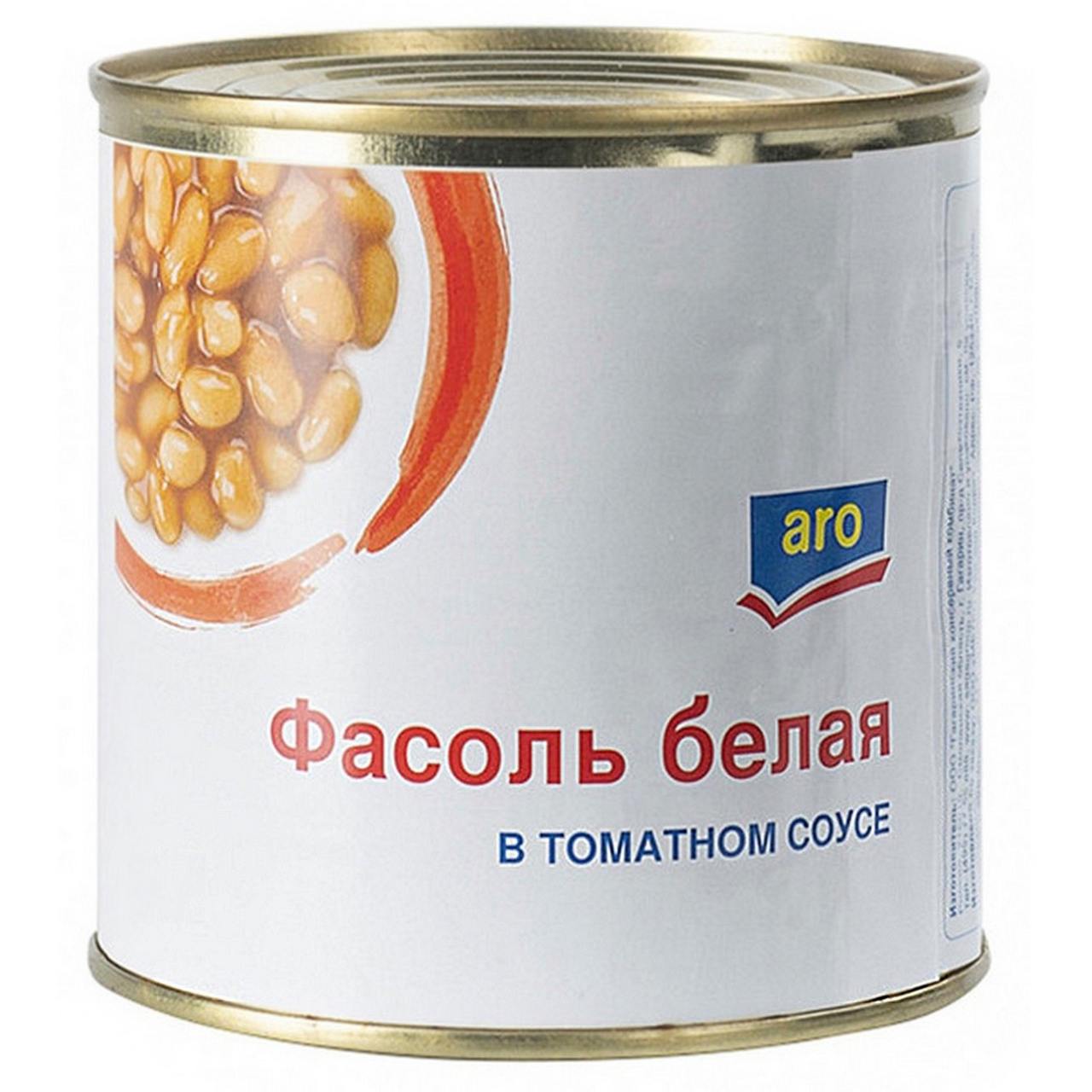 Фасоль Aro белая в томатном соусе 425 г с доставкой по Новосибирску.  Гипермаркет МЕГА-Гастроном.