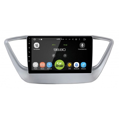 Штатная магнитола на Android 6.0 для Hyundai Solaris 17+ Roximo CarDroid RD-2011F