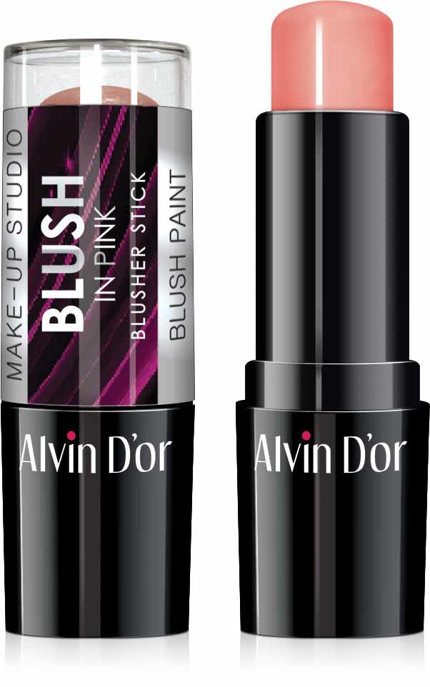 Alvin D`or BS-1 Румяна-стик blusher stick тон 04 перламутровый персиковый  9гр