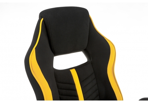 Офисное кресло для персонала и руководителя Компьютерное Plast черный / желтый 68*68*115 Черный / желтый