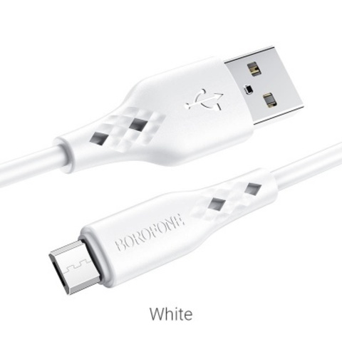 USB BOROFONE BX48 charging data for Micro 2.4A/1m white