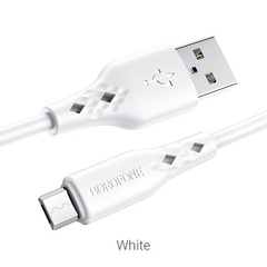 USB BOROFONE BX48 charging data for Micro 2.4A/1m white