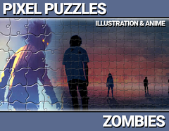 Pixel Puzzles Illustrations & Anime - Jigsaw Pack: Zombies (для ПК, цифровой код доступа)