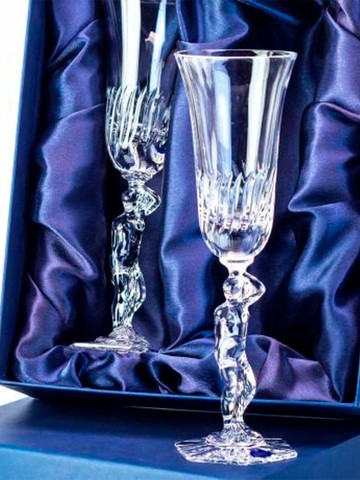 Подарочный набор бокалов для шампанского Елена