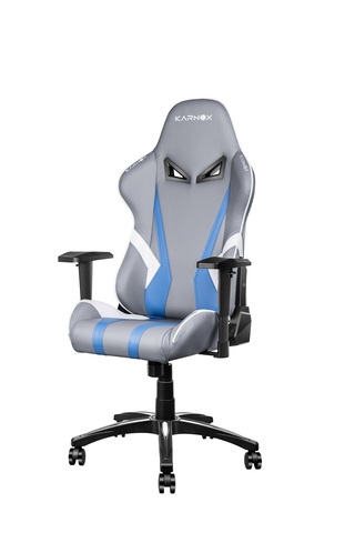 Премиум игровое кресло KARNOX HERO Lava Edition, серо-синий