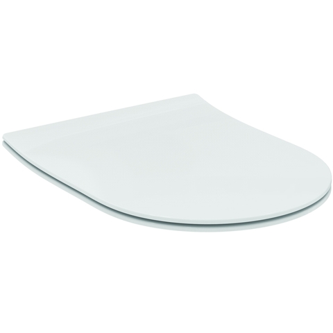 Ideal Standard T520801 BLEND CURVE Сиденье и крышка стандарт, тип SLIM SANDWICH, дюропласт, легкосъемное (шарниры Easy Take Off), с функцией плавного закрытия
