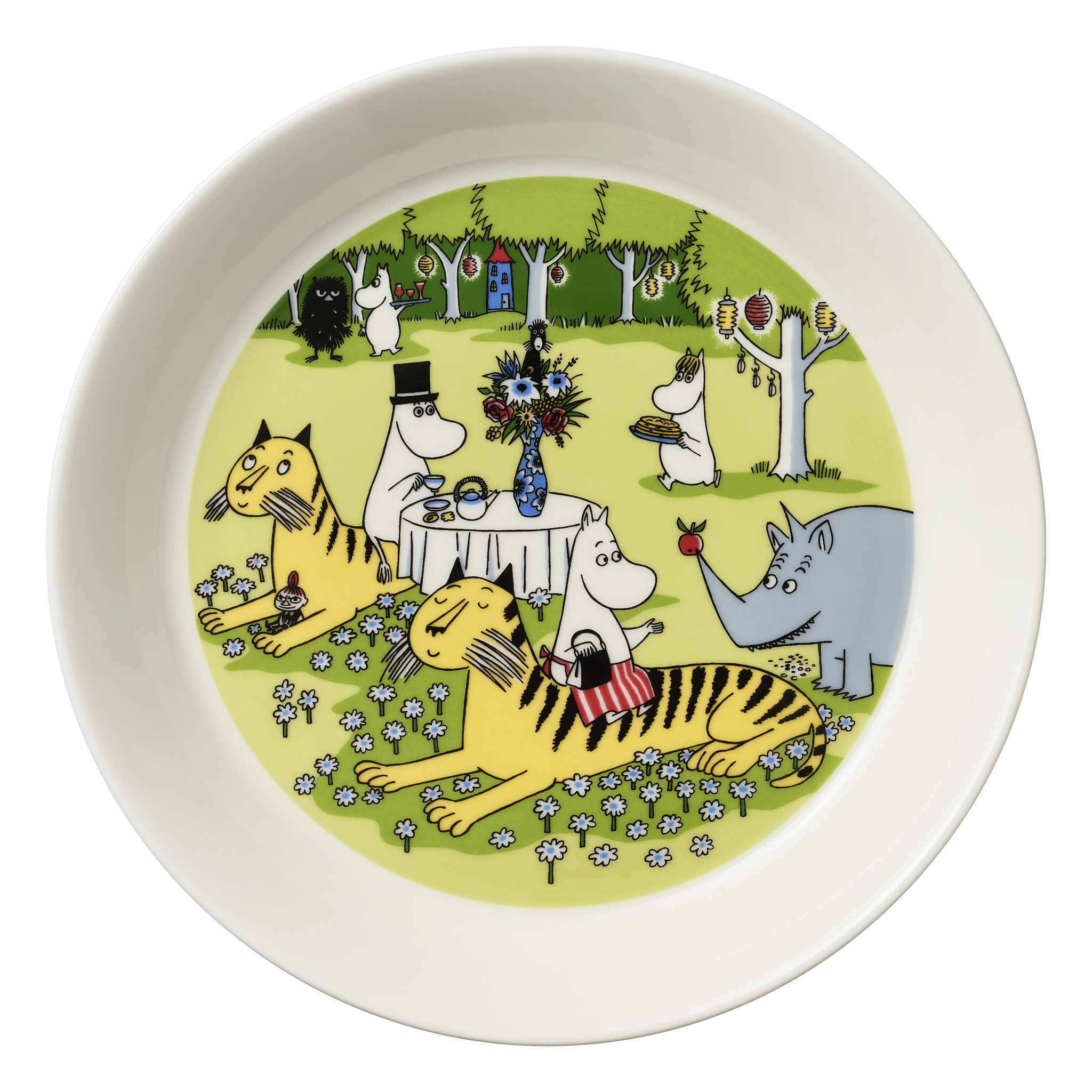 Тарелка Moomin Вечеринка в саду 19 см