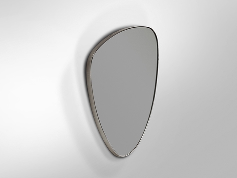 Зеркало треугольное Orio 84х55 серебро