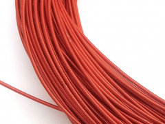Канитель жесткая красная 1.2мм