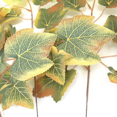 Листья винограда на ветке, 51 см., набор 3 ветки