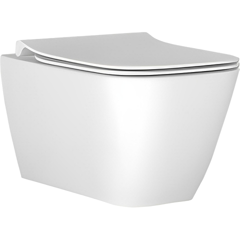 Ideal Standard T533001 Ideal Standard i.life B Подвесной безободковый унитаз с технологией RimLS+, глубокий смыв, + крепеж WW966066 + сиденье T500301