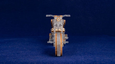 Chopper-V1 от Veter Models - Деревянный байк, конструктор, сборная модель, 3D пазл