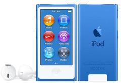 Apple iPod nano, 16 ГБ голубой