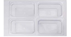 Гастроемкость GASTRORAG P14150 GN 1/4-150 (265х162х150) поликарбонат