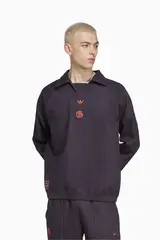 Кофта adidas FC Bayern 25/26 Terrace Icons Drill - фиолетовый