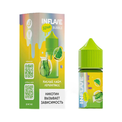 Inflave Bubble Sour Salt 30 мл - Кислый Лайм Лемонграсс (20 мг)