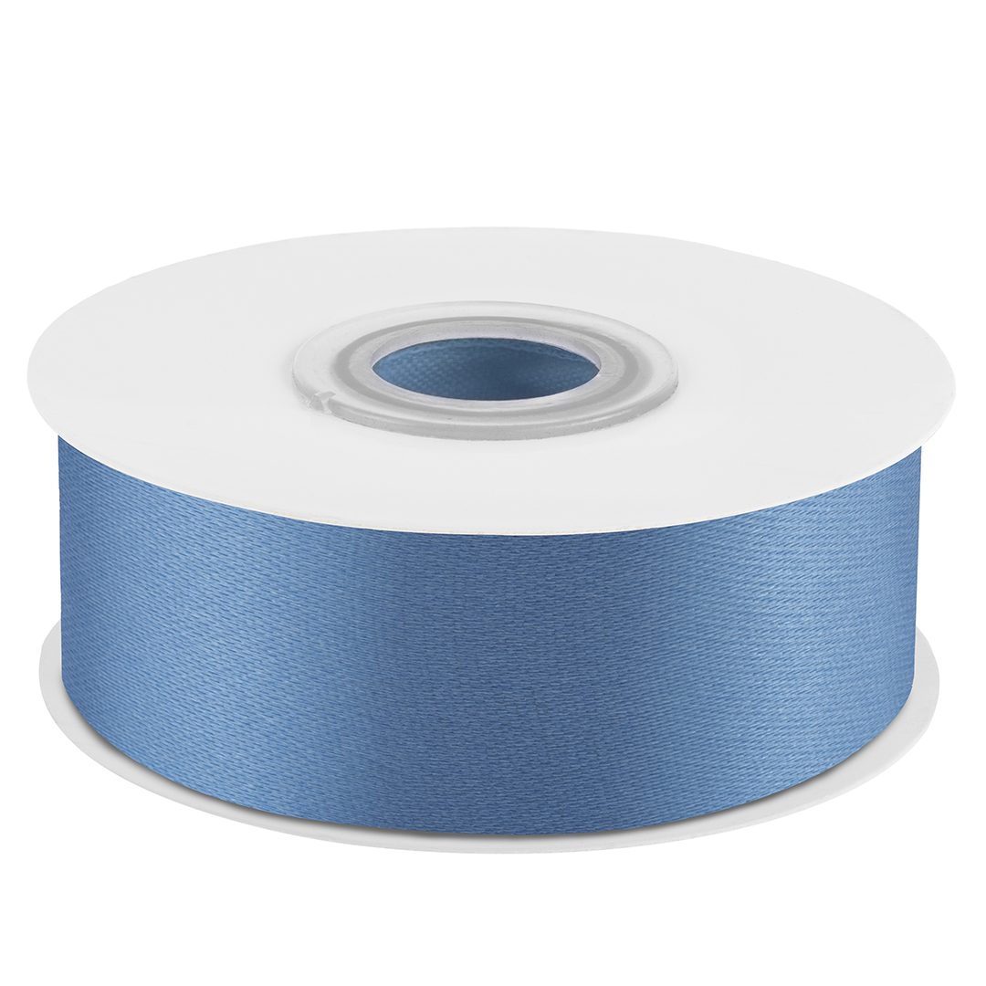 Лента Атласная (2,5см*22,85м) Светло-синий.