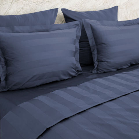 Постельное бельё LaPrima «Urban Classic» (полоса 5х5) мако-сатин (2 сп) - Сапфировый - купить 4