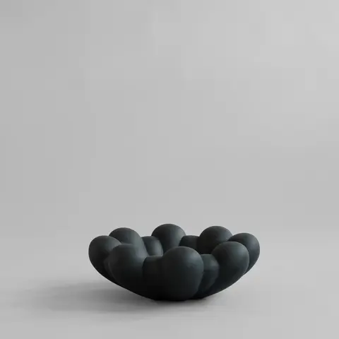 Поднос 101 Copenhagen Bloom Tray, Big, Black, черный