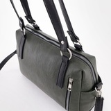 Сумка Саломея 1105 македония оливковый + черный