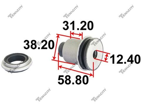 Сайлентблок рычага Tenacity (2617) AAMHO1093 Front