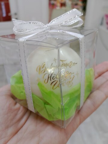 Свеча Новогодний шар